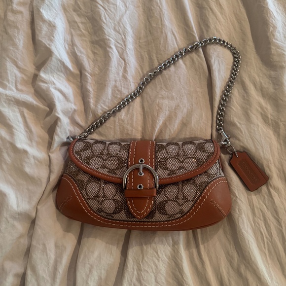 COACH Soho 25 crystal signature Jacquard bag - Picture 1 of 4